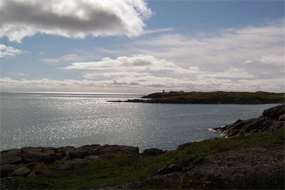 View of Fishing Point from Lamage Point in St. Anthony, Newfoundland